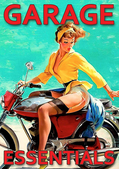 Garage essentials for motorcycle enthusiasts. Browse sexy pinup girl calendars, motorcycle art, motorcycle tools and more.